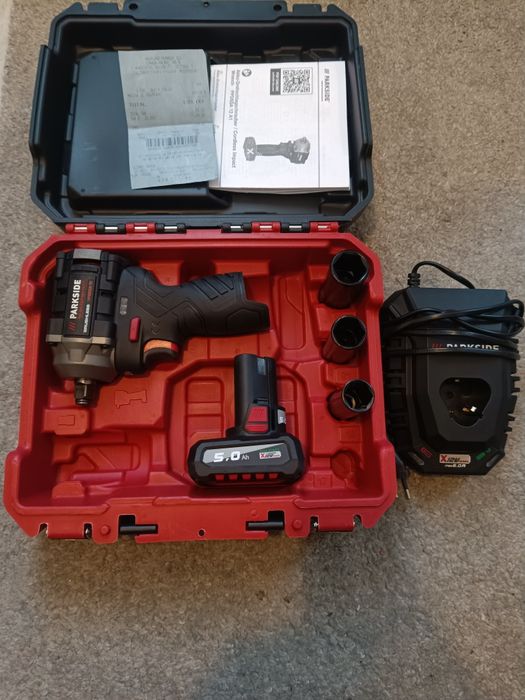 Impact parkside 350nm acumulator de 5A