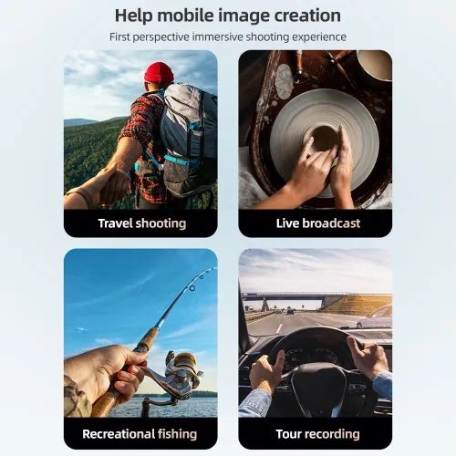 Крепление на шею для телефона для съемок от первого лица Telesin POV