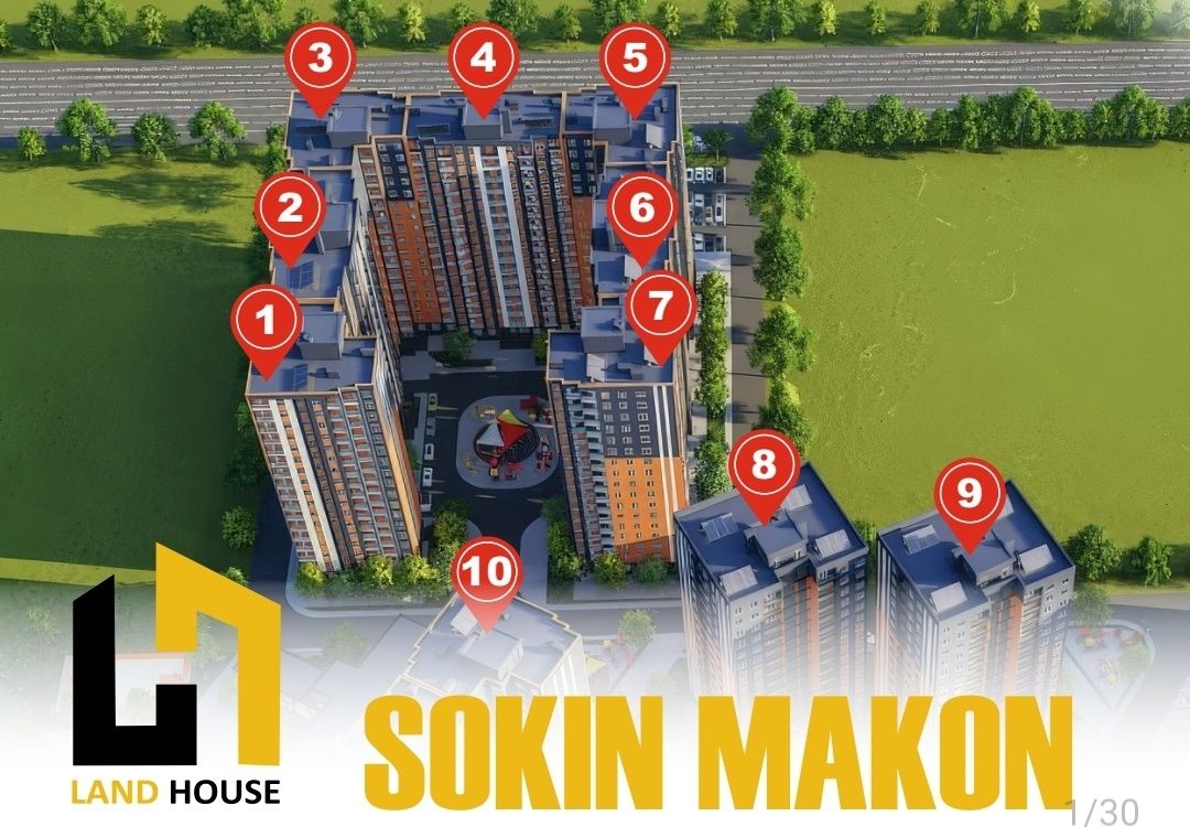 Kvartira sotiladi 43.65 kv