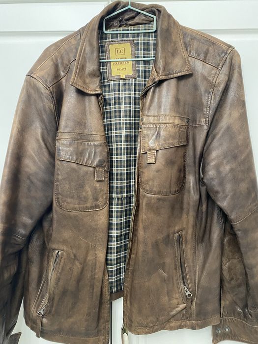 Geaca de piele barbati