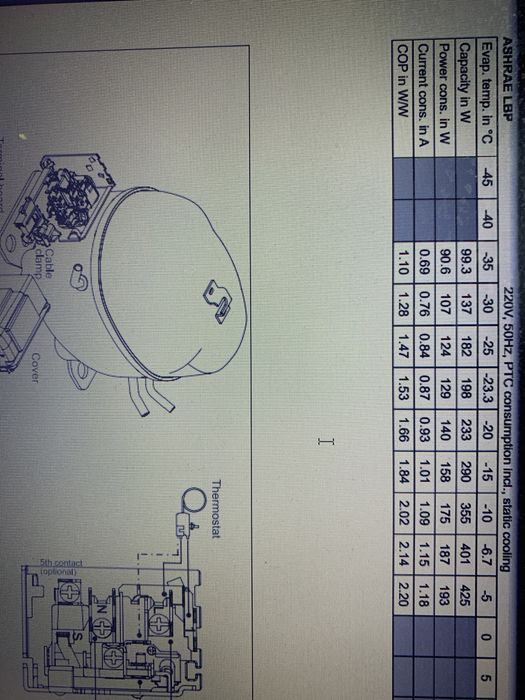 motor compresor frigider secop hmk12aa 235w -20 filtru + supapa nou