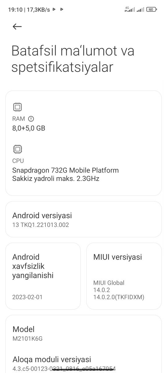 Redme not 10  pro