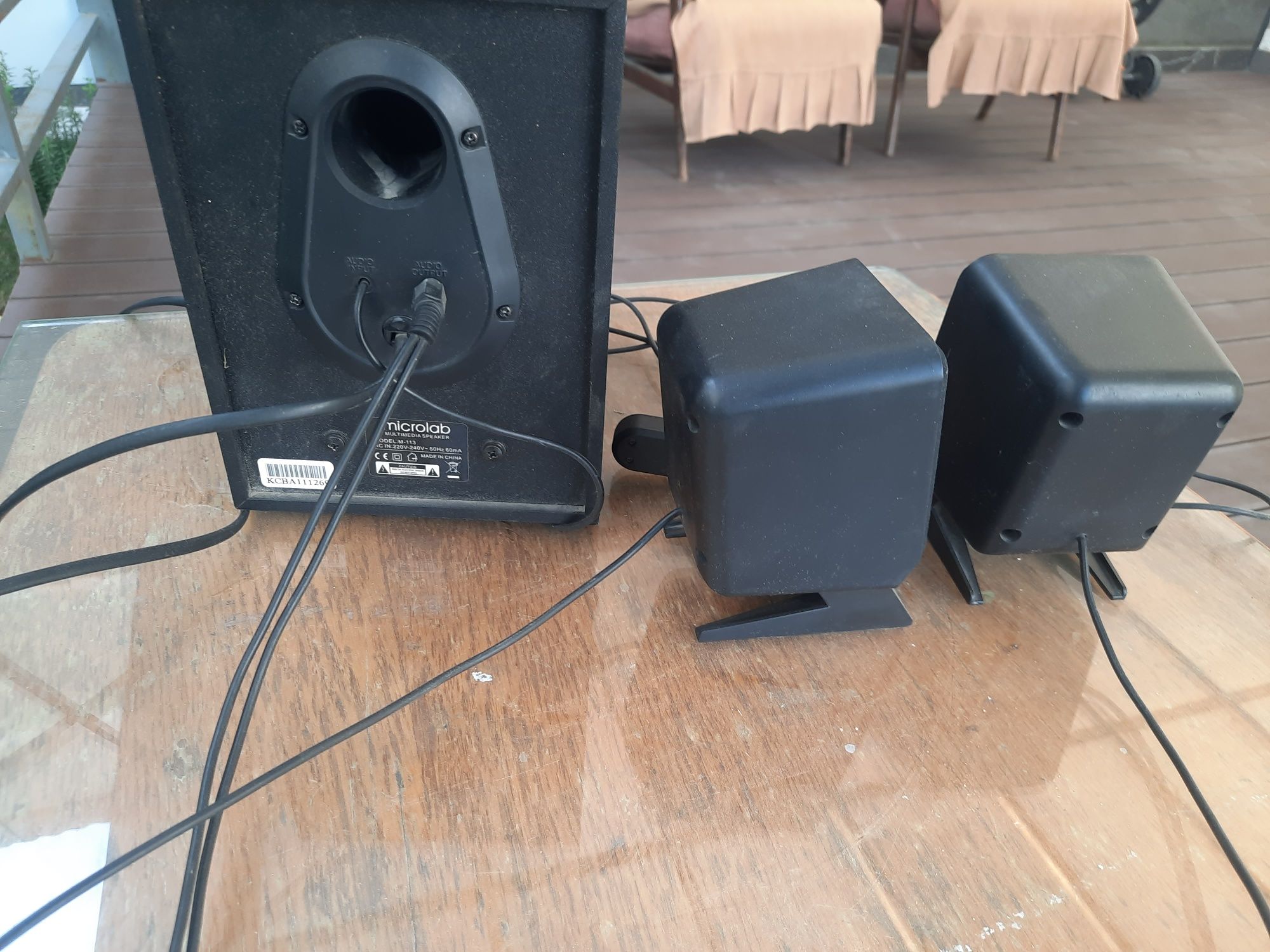 Сабвуфер с калонками MICROLAB