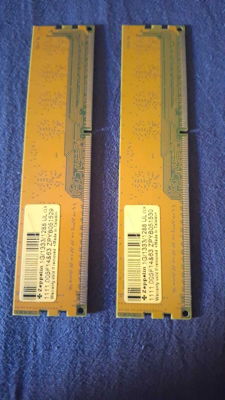 ОЗУ DDR3 2шт. по 1гб