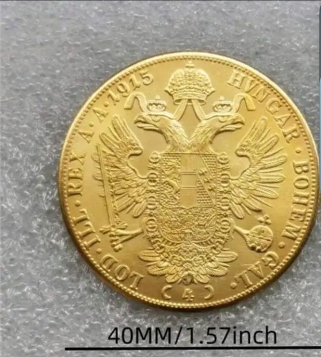 Vând monede placate cu aur 24k franc joshep trimit în toată România mo