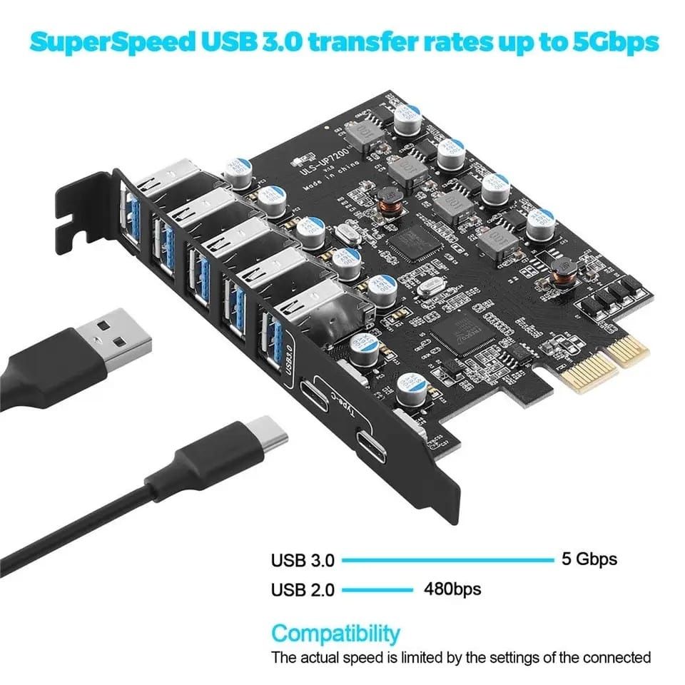 PCle usb 3.0 extensie usb mining btc