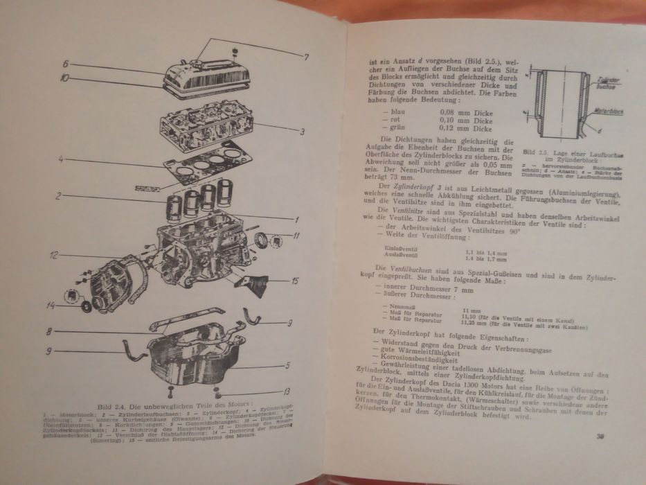 Carte documentară pentru Dacia 1300