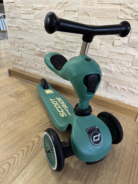Trotineta copii cu sezut, transormabila2in1 Scoot and Ride