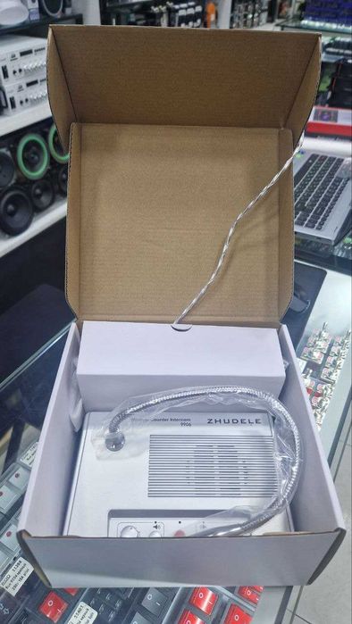 Микрофон ZHUDELE. Громкоговорители двусторонних окон, билетов, номера.