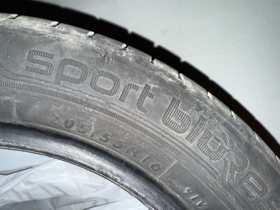 4 Летни гуми Dunlop 205/55/16 5мм дот 2019г