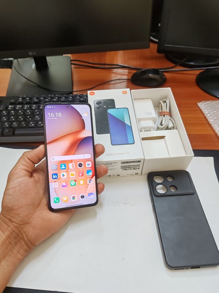 Redmi note 13 12/256gb(2024)ideal ochilmagan usta kurmagan aybi yuq