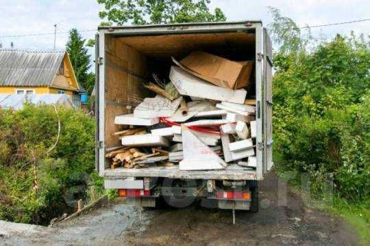 вывоз мусора, газель,