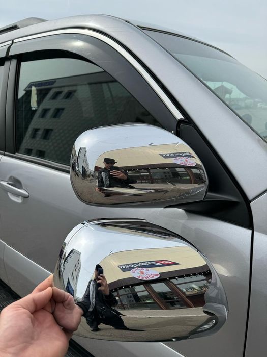 Хром накладки на зеркала Тойота Прадо 120/gx470