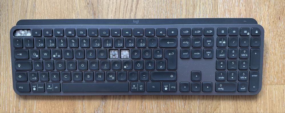 Taste Logitech MX Keys