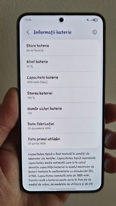 Samsung S25 256 GB Grey