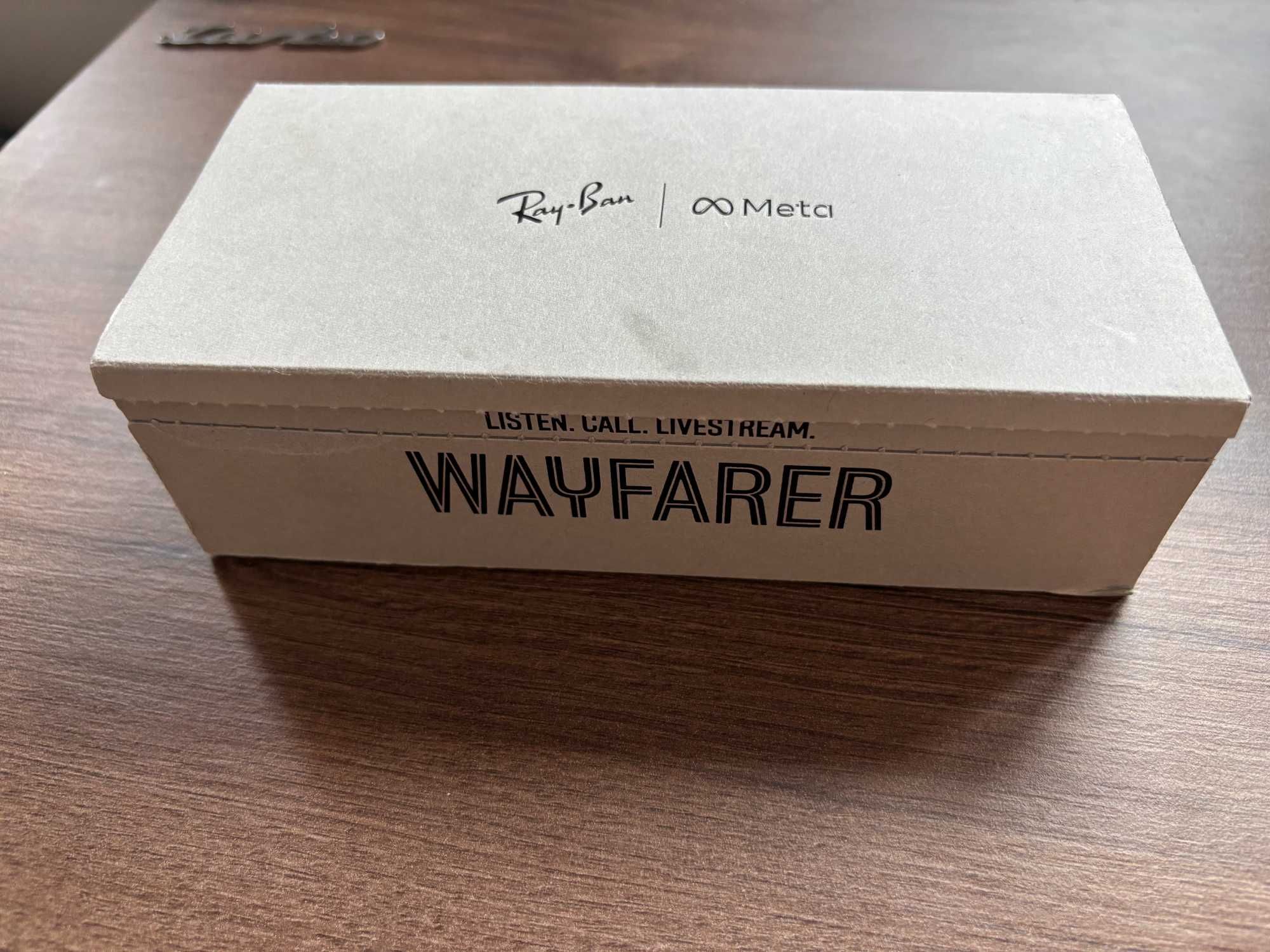 RayBan Meta Wayfarer rw4006 нови! Smart слънчеви очила с камера