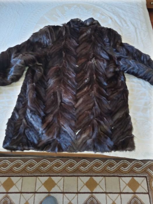 Дамско кожено палто