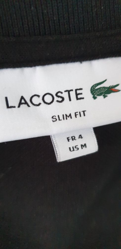 Lacoste Slim Fit Pique Cotton / 4 - M НОВО! ОРИГИНАЛ! Мъжка Тениска!