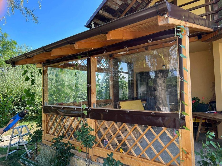 Folie terase și foisoare, folie terasa transparenta