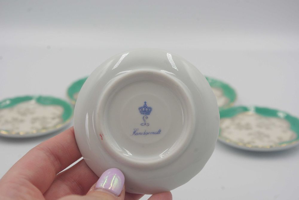 Set de 4 + 1 farfurioare vintage Oscar Schlegelmilch Germania