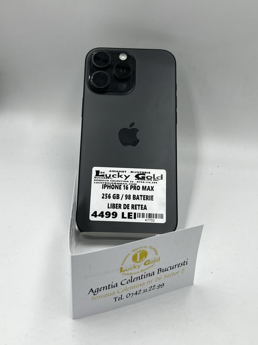 Iphone 16 pro max 256 GB / 98 baterie #47732