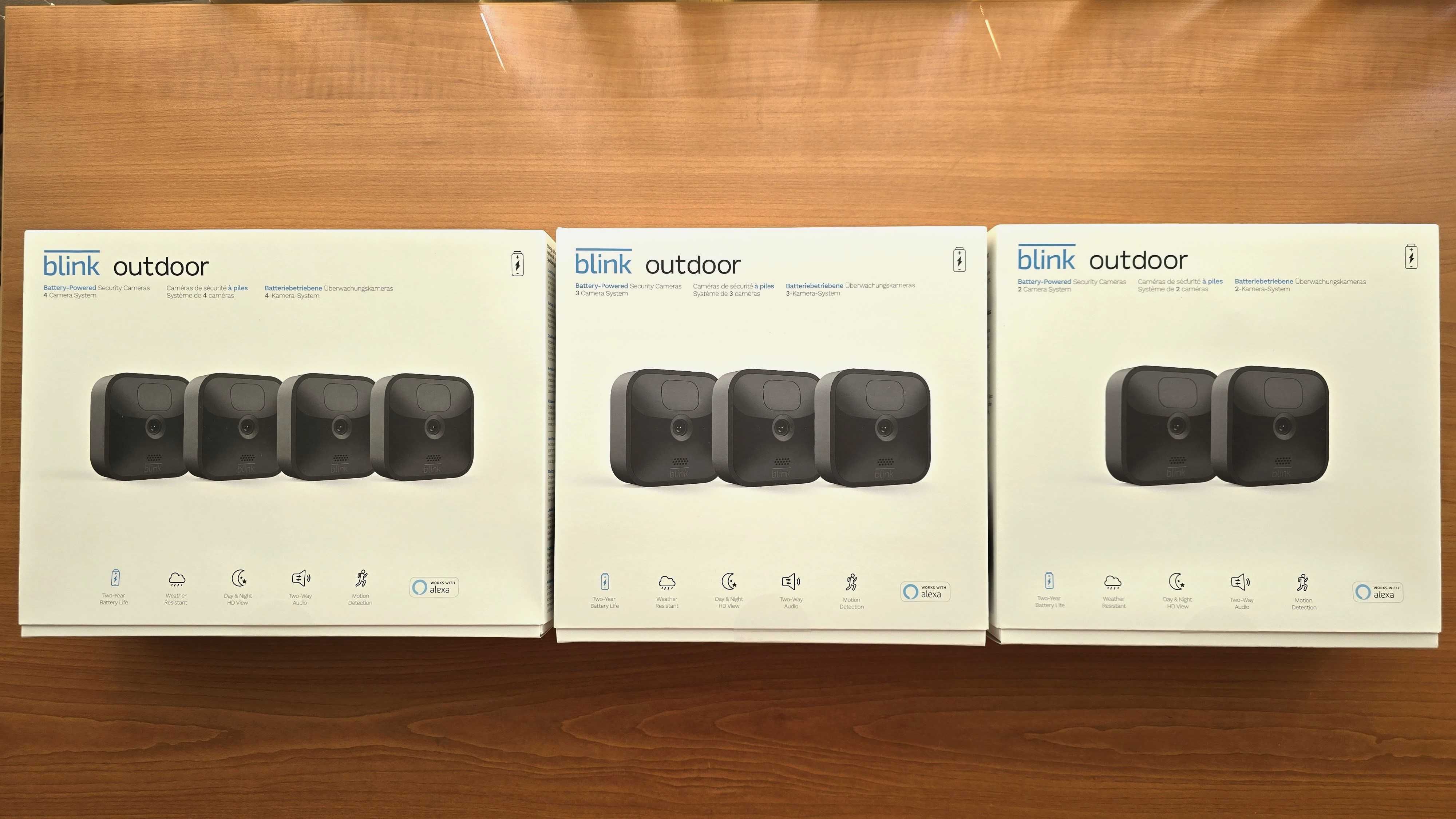 Amazon Blink Outdoor - Безжични HD камери за видеонаблюдение (нови)