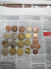 Продам монеты евро
