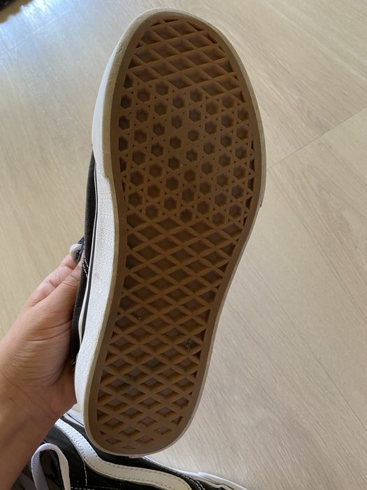 Vans off the wall Old Skool alb și negru , unisex