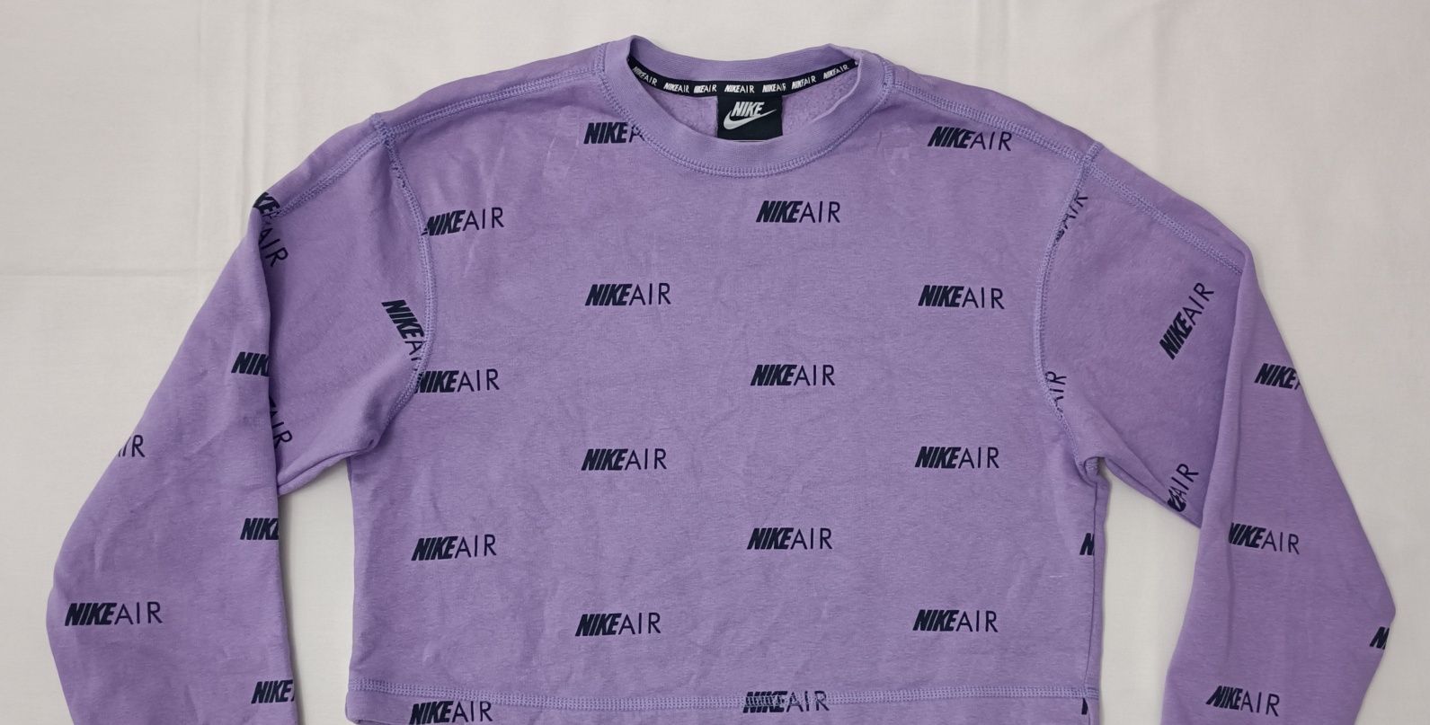 Nike AIR Cropped Sweatshirt оригинално горнище XS Найк памук спорт