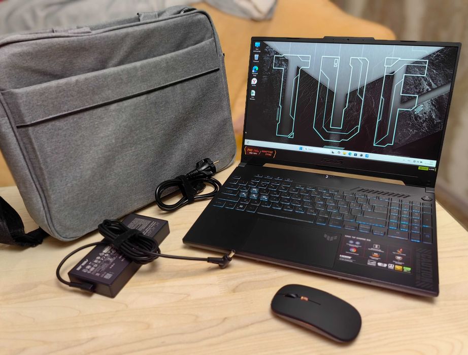 Asus TUF Ryzen5 -7Gen, RTX4050, 16GB, 512SSD, 300nit, 100% SRGB