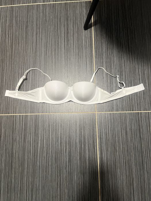 Sutien Censored alb push up