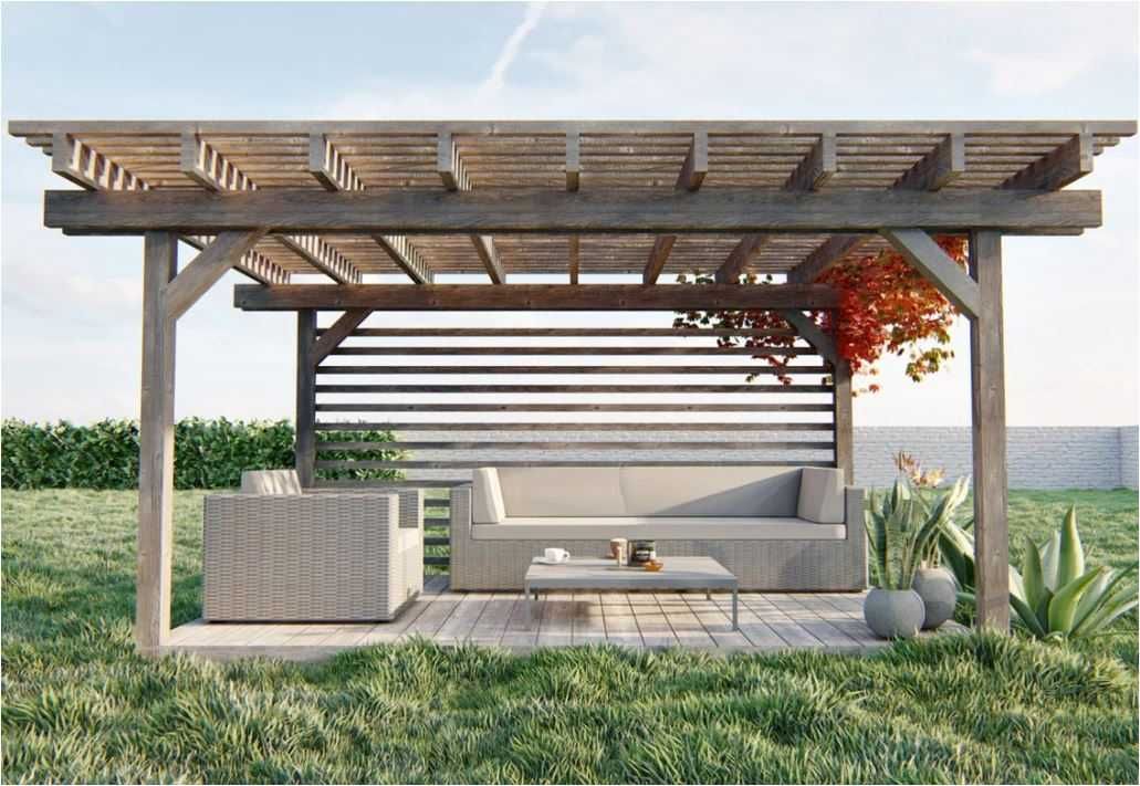 Pergola lemn 4x3m