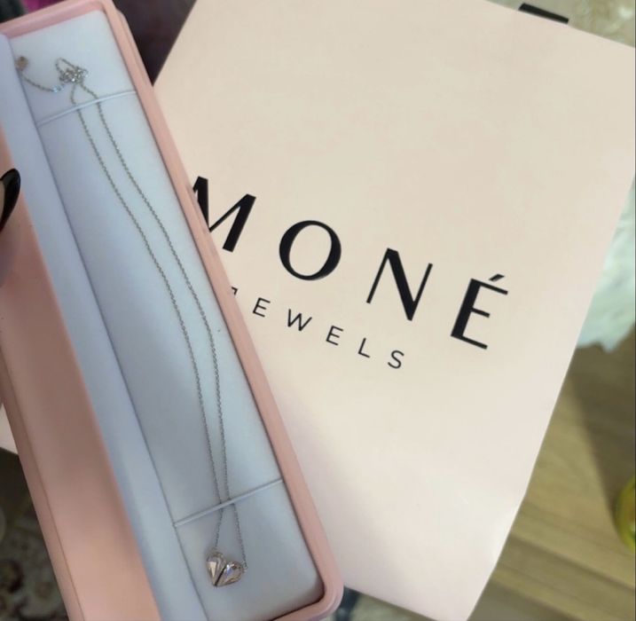 Цепочка серебро из моне