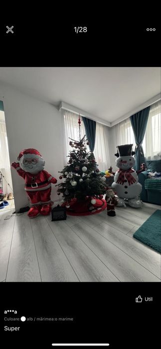 balon mos craciun sau om de zapada