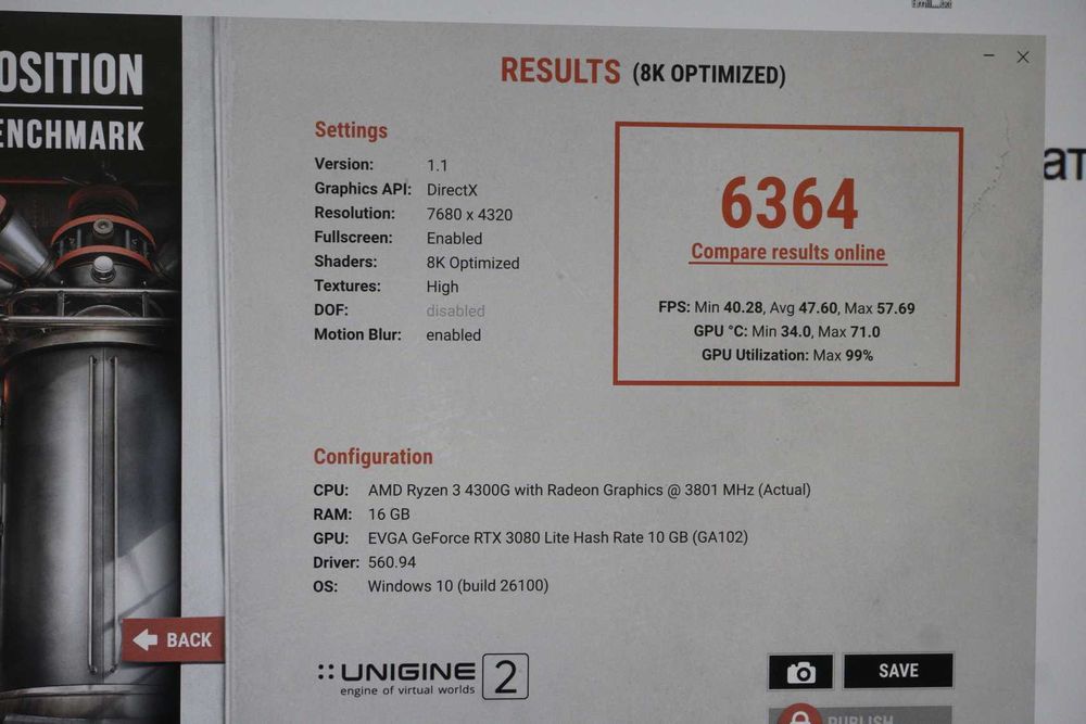 Видеокарта GPU, Nvidia RTX 3080 10GB EVGA FTW 3 / Вкл.ДДС