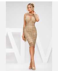 Rochie midi aurie