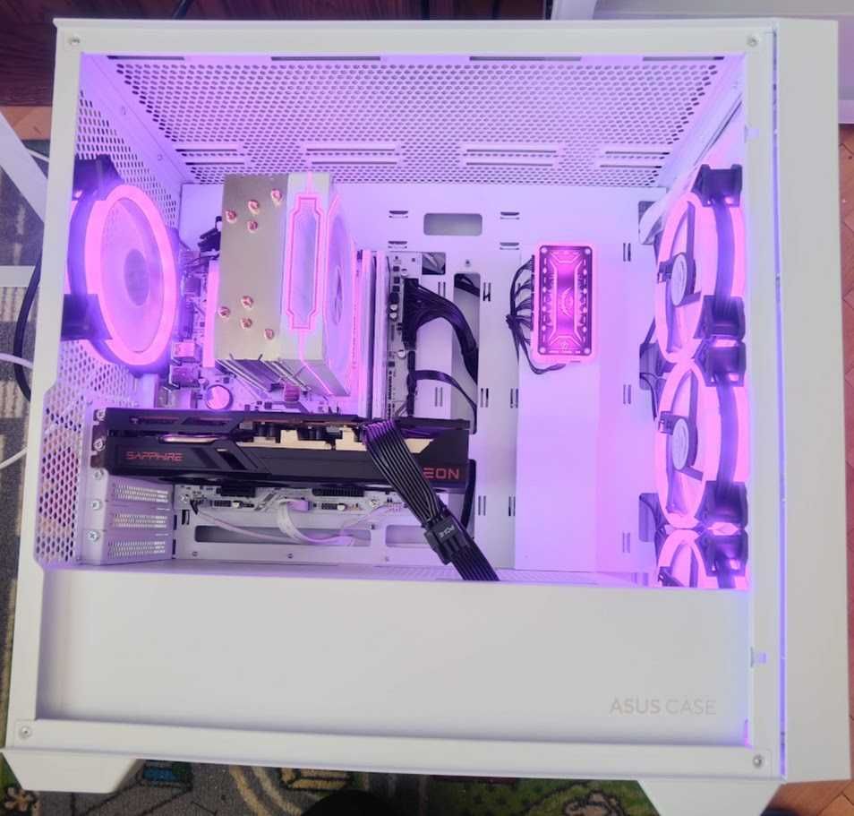 Геймърски компютър Ryzen 5600x, SP6600xt, 32gb ddr4, 1tb nvme
