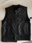 Vesta moto de piele First MFG