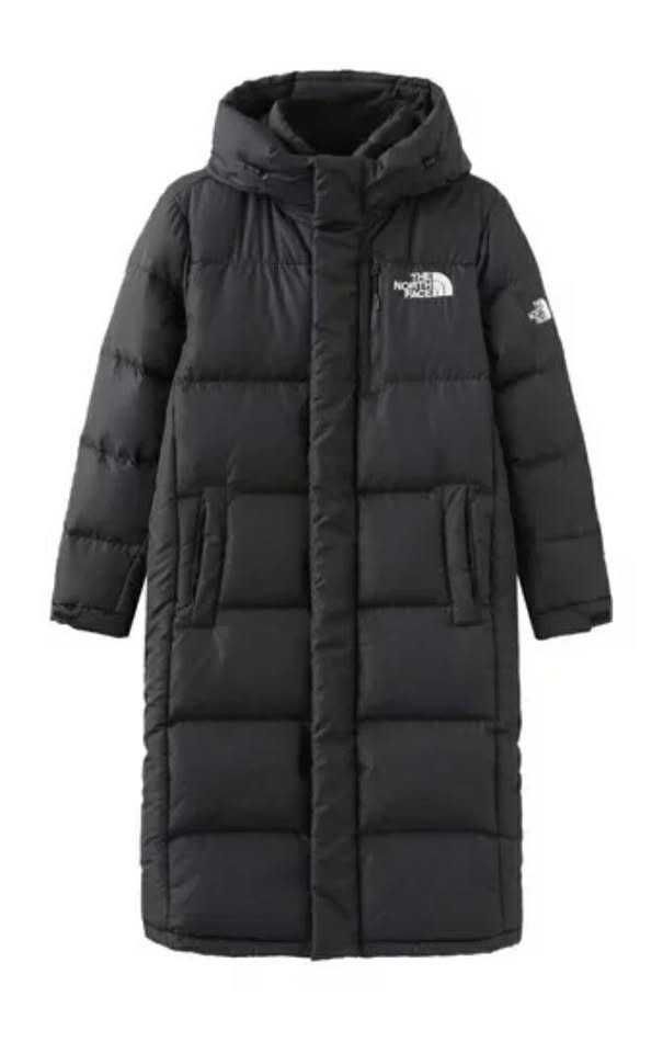 Длинный Натуральный Пуховик The North Face Unisex Доставка
