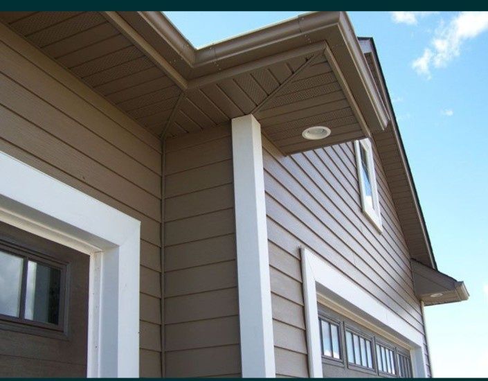 декоративная отделка дома, сайдинг, софит