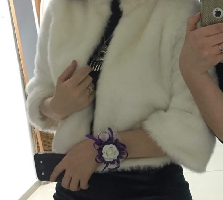Продам свадебная шубка