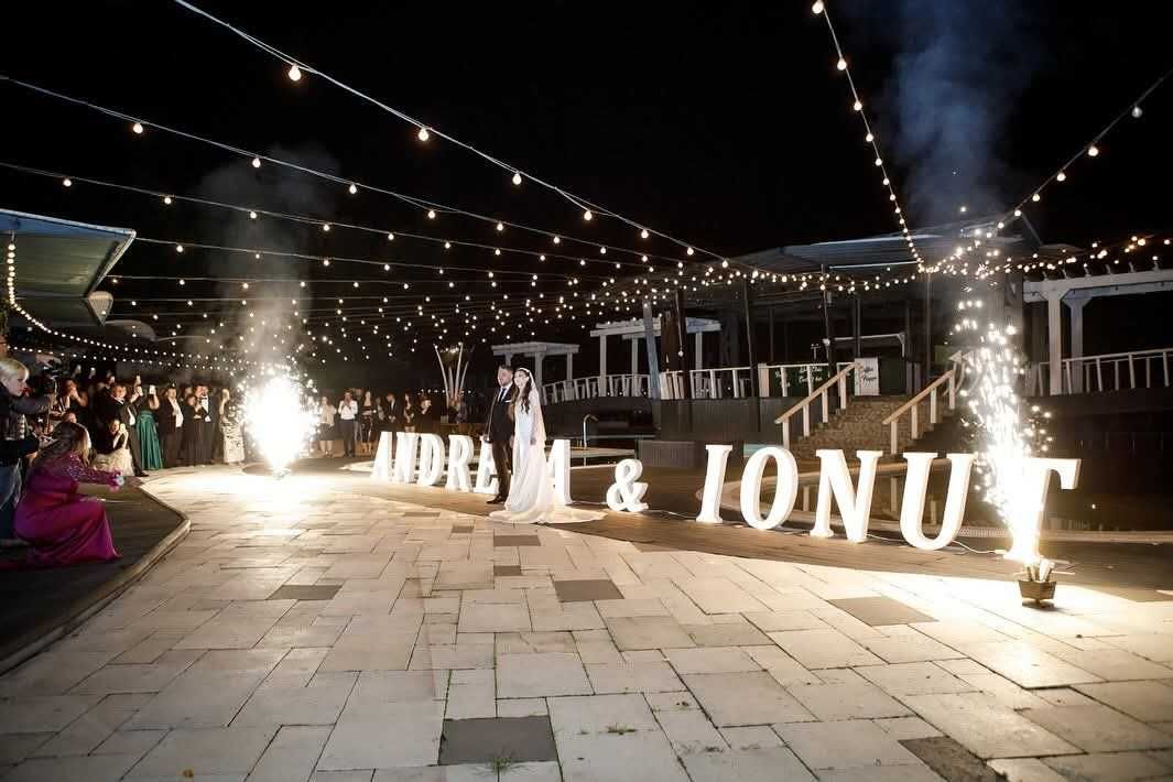 Litere Volumetrice Luminoase - Nunta, Botez, Anivrsare, Corporate