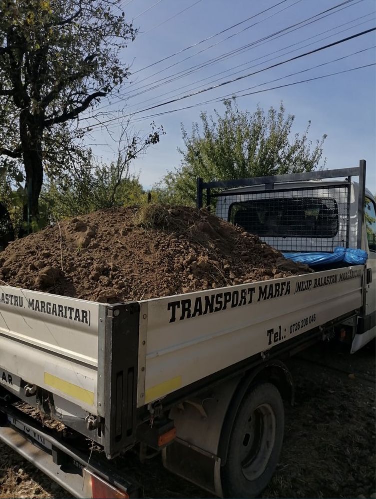 Transport marfa( nisip, balastru, pamant)