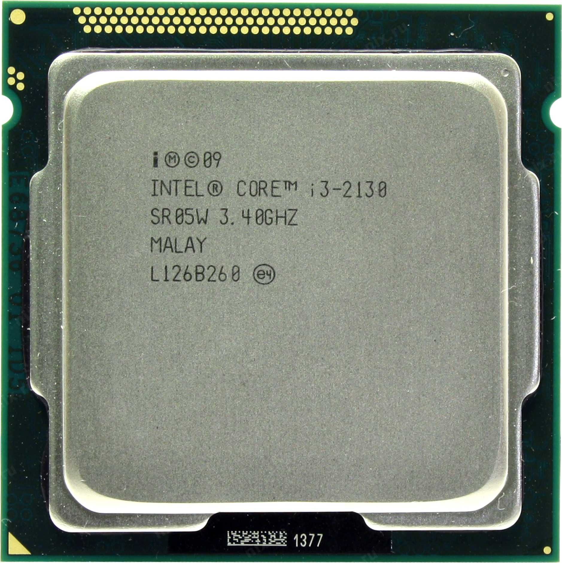 Intel Core i3-2130, 3.40GHz/ 3Mb/ 2C/4Th 65W/ LGA1155/ Sandy Bridge/