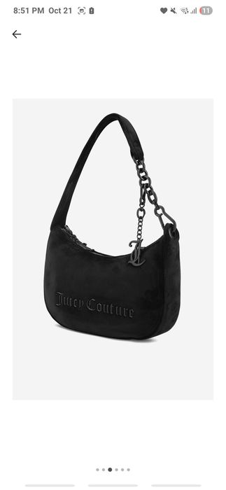 Велурена чанта Juicy Couture