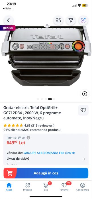Tefal Optigrill+