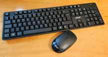Tastatură + Mouse Wireless de firmă, Acer, de calitate. Kit NOU