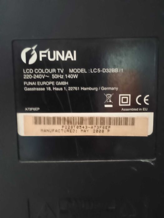 Телевизор LCD Funai LC5-D 32"!