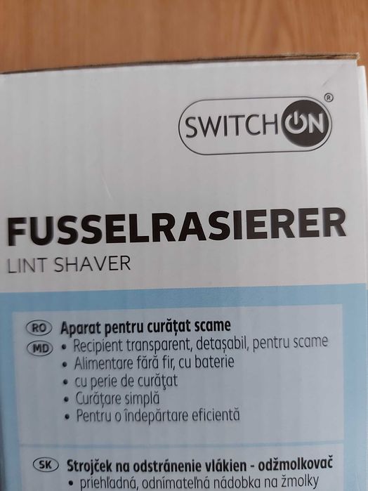 Aparat electric pentru curatat scame, fara fir, functionare cu baterie