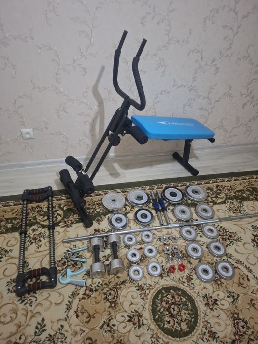 Разборный гантели